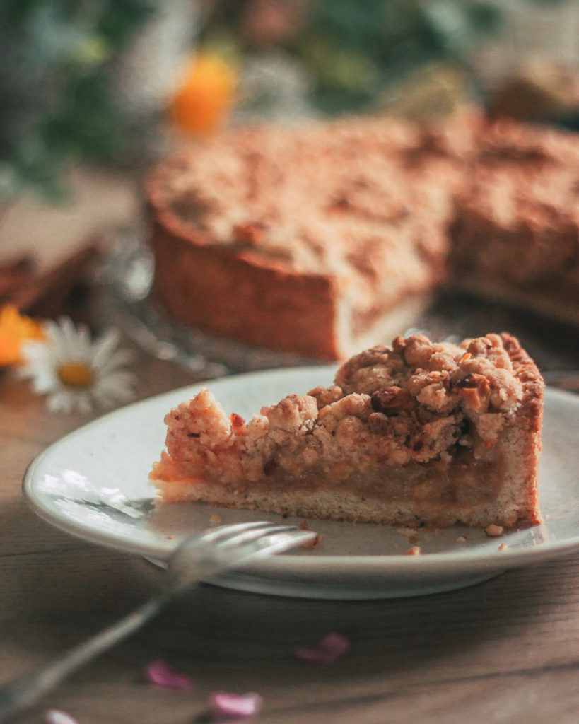 Veganer Apfelkuchen mit Zimt